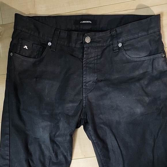 J.Lindeberg Men's Black Straight Jeans - Picture 1 of 10